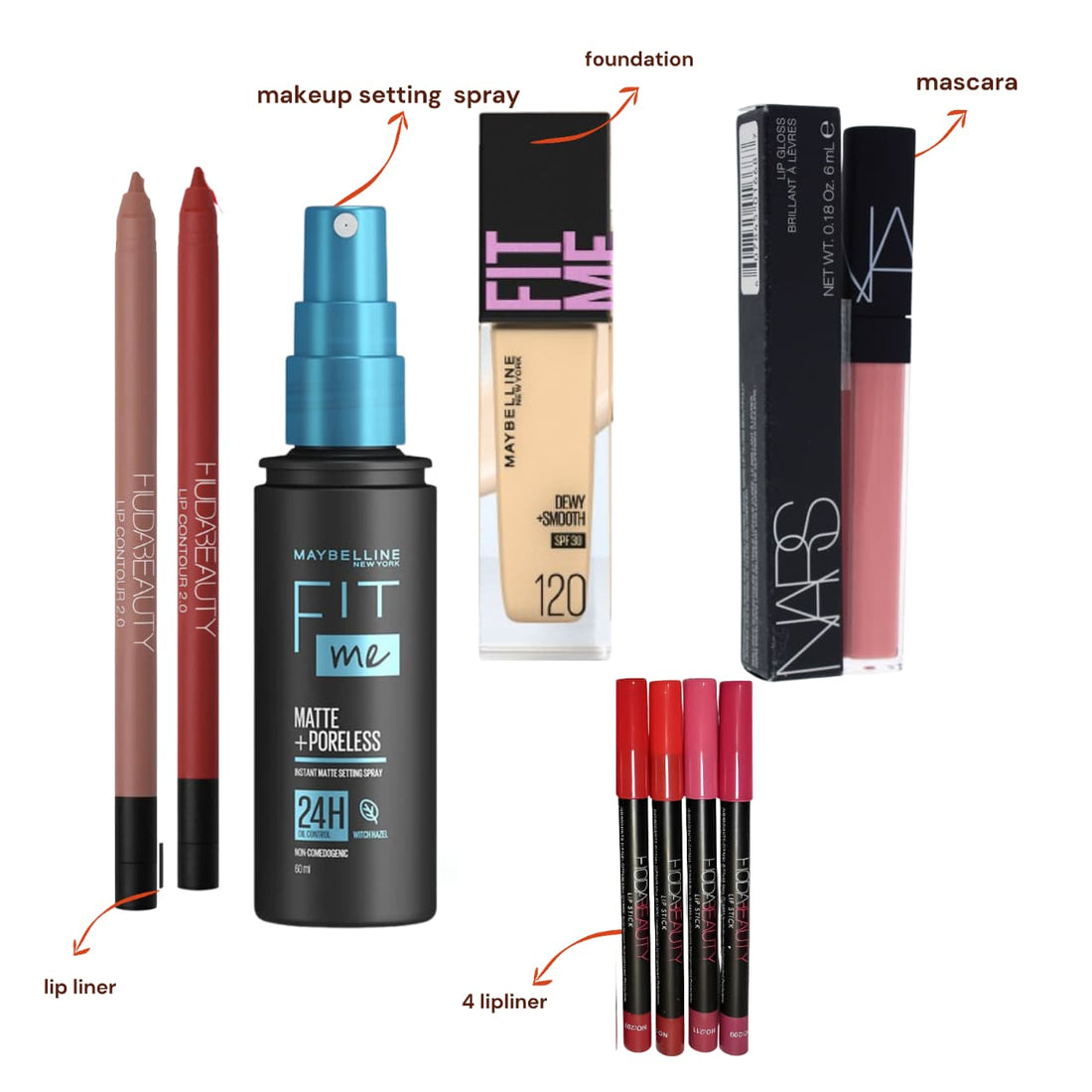 Bilaario All-Day Glow Makeup Kit  5 Piece Power Set