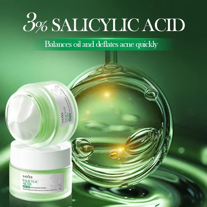 SADOER 3% Salicylic Acid Acne Repair Cream ( The Savings Spot Sale )