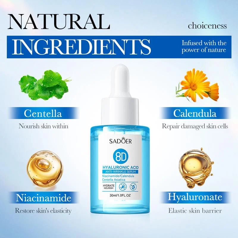 SADOER 8D Hyaluronic Acid Anti-Wrinkle Serum ( The Savings Spot Sale )