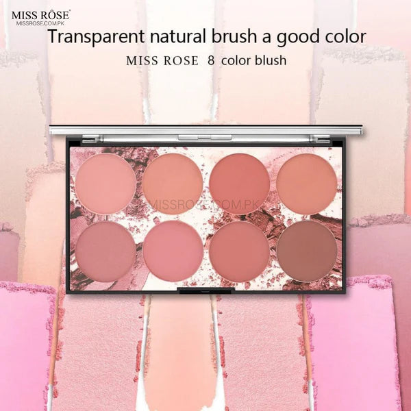 Miss Rose 8 Color Blush Palette