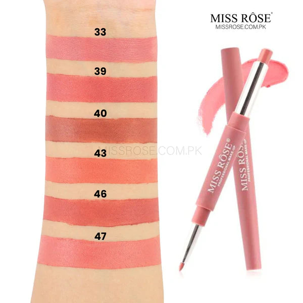 Miss Rose Lipsticks Plus Liner