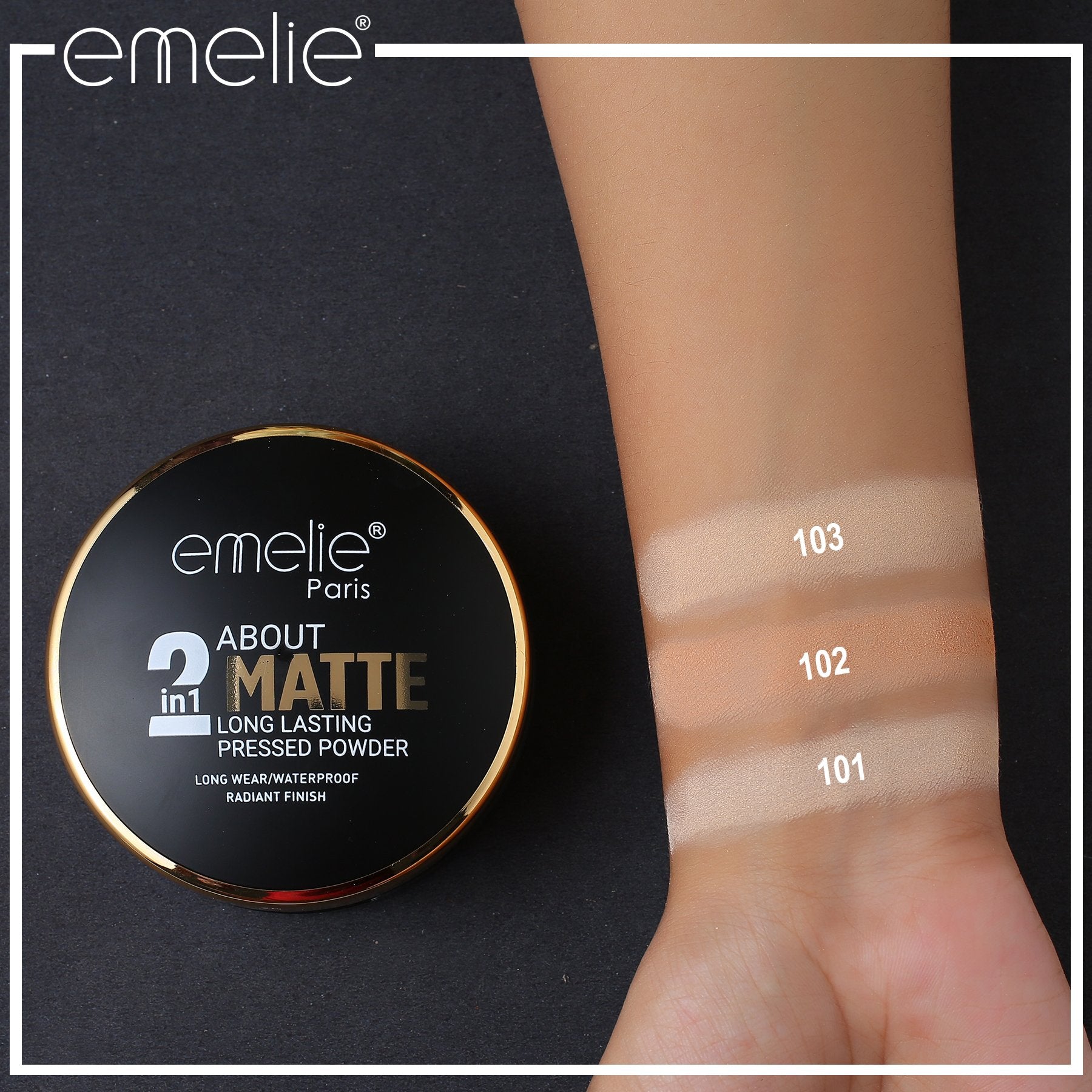 Emelie 2 in 1 Compact Powder