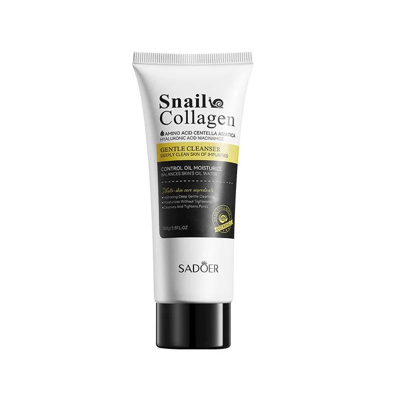 SADOER Snail Collagen Gentle Cleanser – Deep Hydration & Repair for Radiant, Youthful Skin ( The Savings Spot Sale )