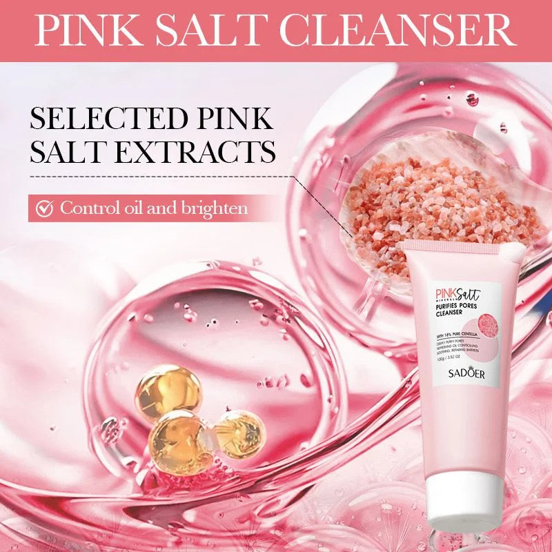 SADOER Pink Salt Purifies Pores Cleanser with 18% Pure Centella ( The Savings Spot Sale )
