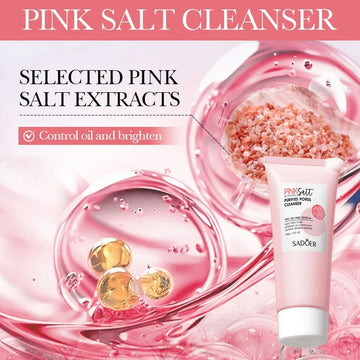 SADOER Pink Salt Purifies Pores Cleanser with 18% Pure Centella ( The Savings Spot Sale )