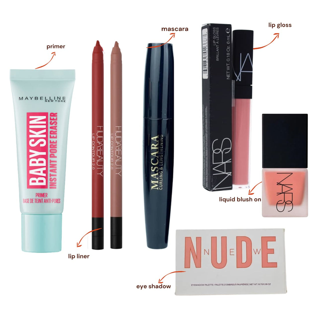 Bilaario Flawless Glow Makeup Kit – 7-Piece Full Face Set