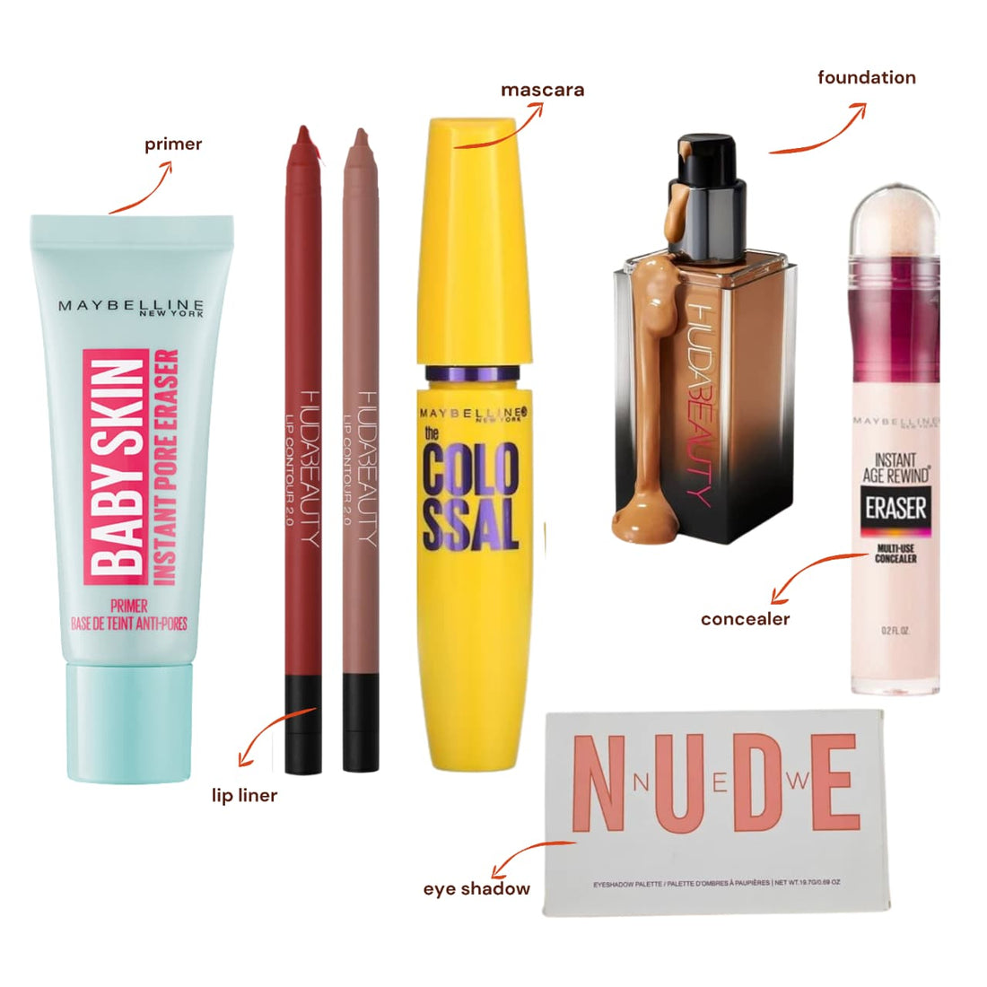 Bilaario Ultimate Face Essentials Makeup Kit  Bundle