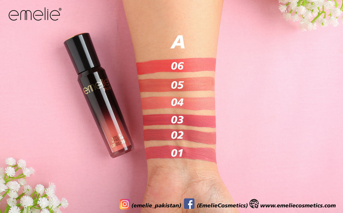 Emelie Liquid Lip Gloss – 6pc Set