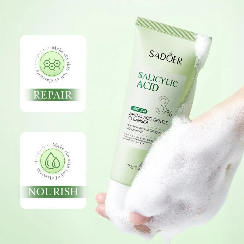 SADOER 3% Salicylic Acid Amino Acid Gentle Cleanser ( The Savings Spot Sale )