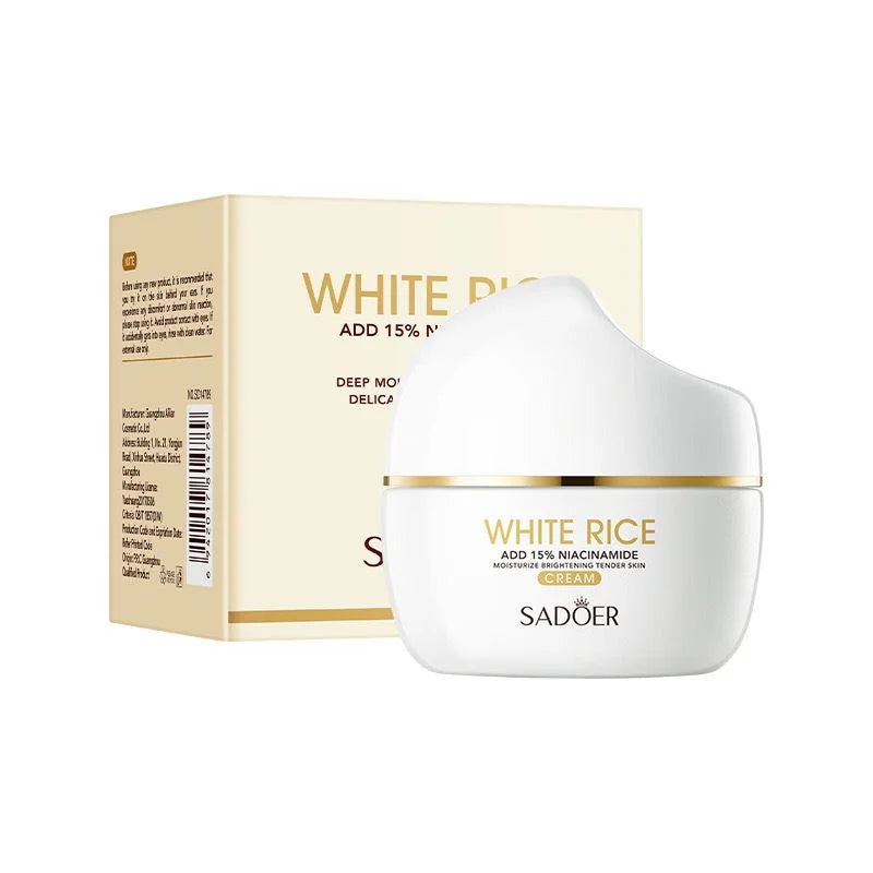 SADOER White Rice + 15% Niacinamide Brightening Moisturizer Cream ( The Savings Spot Sale )