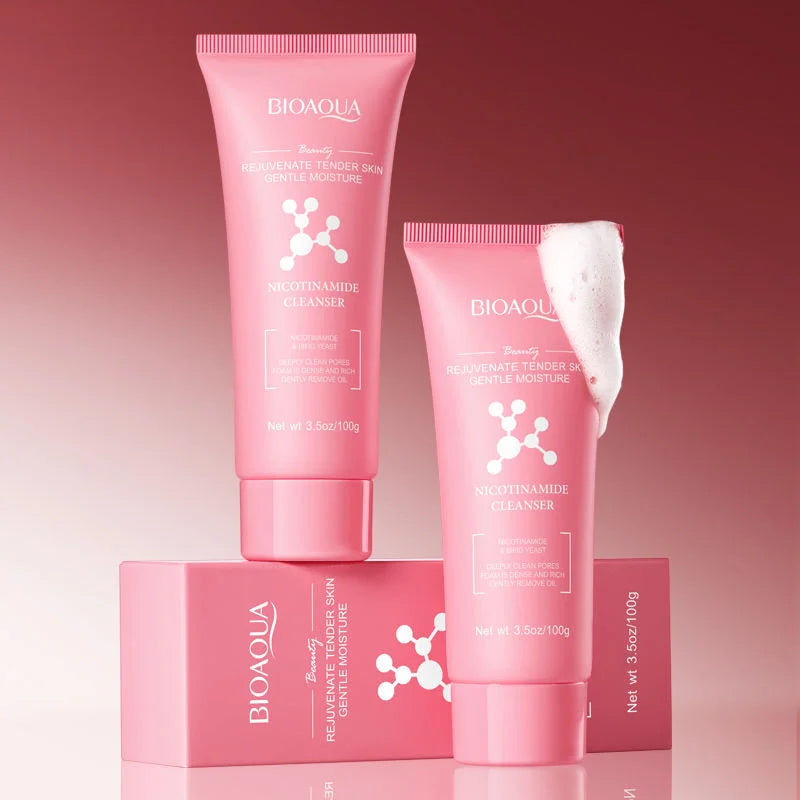BIOAQUA Nicotinamide Cleanser | Rejuvenate Tender Skin Gentle Moisture