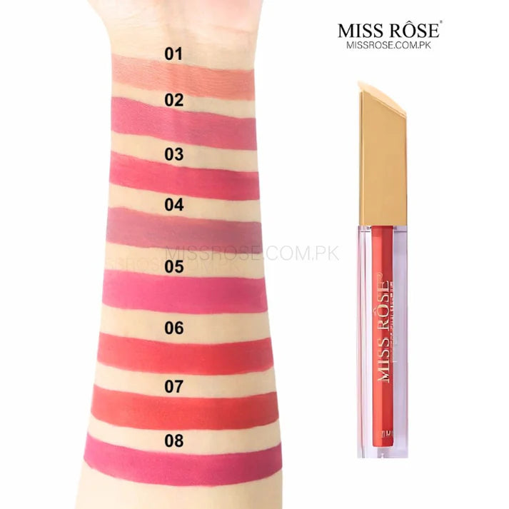 Miss Rose Princess Fan Crystal Lip Gloss