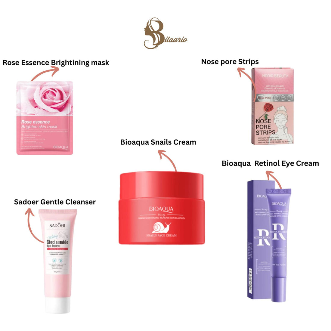 Bilaario Complete Skin Care Glow Kit