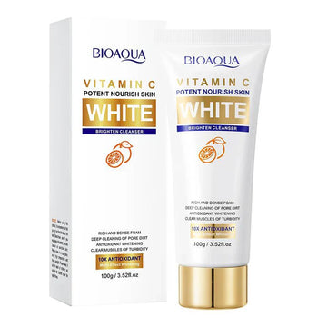 BIOAQUA Vitamin C White Brighten Oil Control Deep Cleansing Cleanser