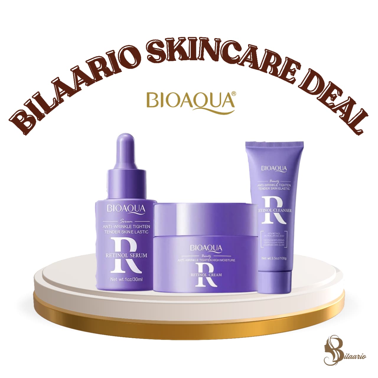 Bioaqua Age Renewal Retinol Skincare Set